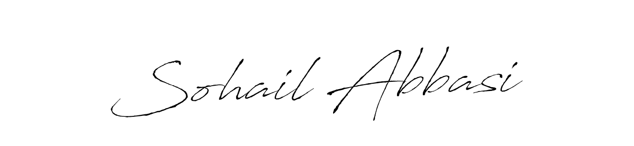 How to make Sohail Abbasi signature? Antro_Vectra is a professional autograph style. Create handwritten signature for Sohail Abbasi name. Sohail Abbasi signature style 6 images and pictures png