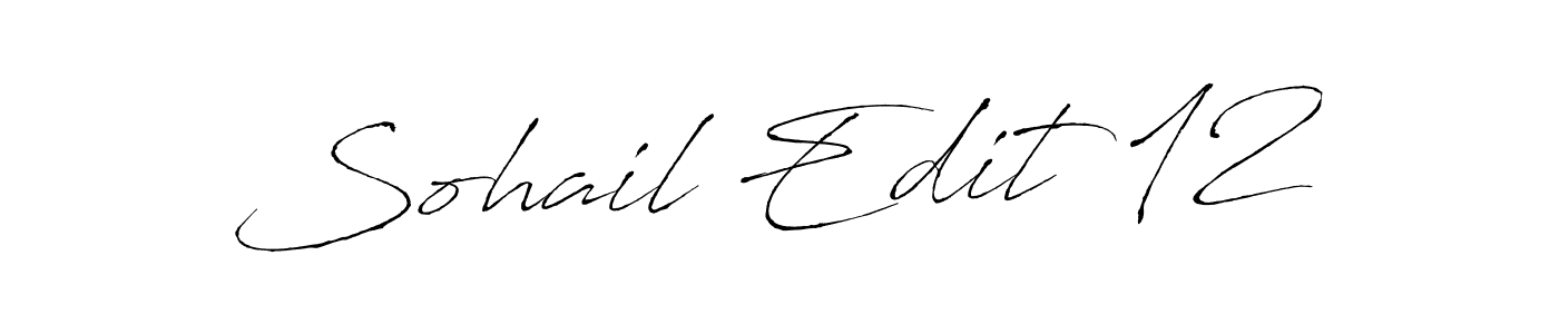 Make a beautiful signature design for name Sohail Edit 12. With this signature (Antro_Vectra) style, you can create a handwritten signature for free. Sohail Edit 12 signature style 6 images and pictures png