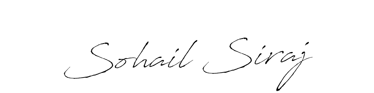 This is the best signature style for the Sohail Siraj name. Also you like these signature font (Antro_Vectra). Mix name signature. Sohail Siraj signature style 6 images and pictures png