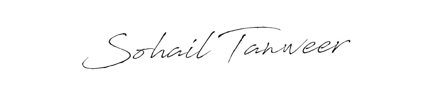 Also we have Sohail Tanweer name is the best signature style. Create professional handwritten signature collection using Antro_Vectra autograph style. Sohail Tanweer signature style 6 images and pictures png