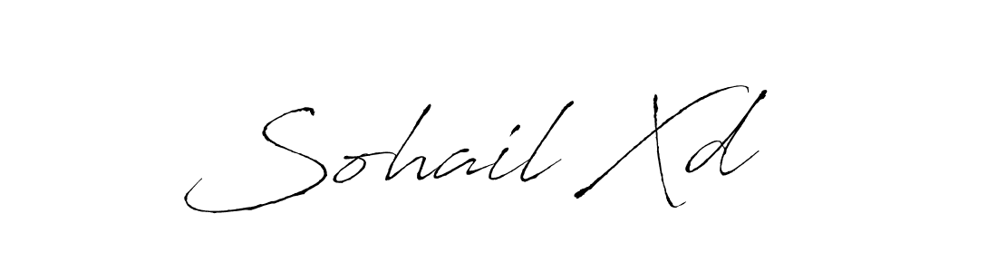 The best way (Antro_Vectra) to make a short signature is to pick only two or three words in your name. The name Sohail Xd   include a total of six letters. For converting this name. Sohail Xd   signature style 6 images and pictures png