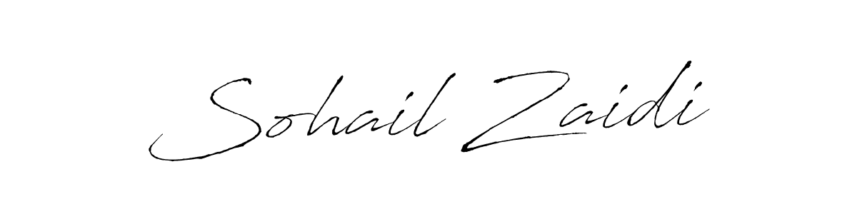 Make a beautiful signature design for name Sohail Zaidi. Use this online signature maker to create a handwritten signature for free. Sohail Zaidi signature style 6 images and pictures png