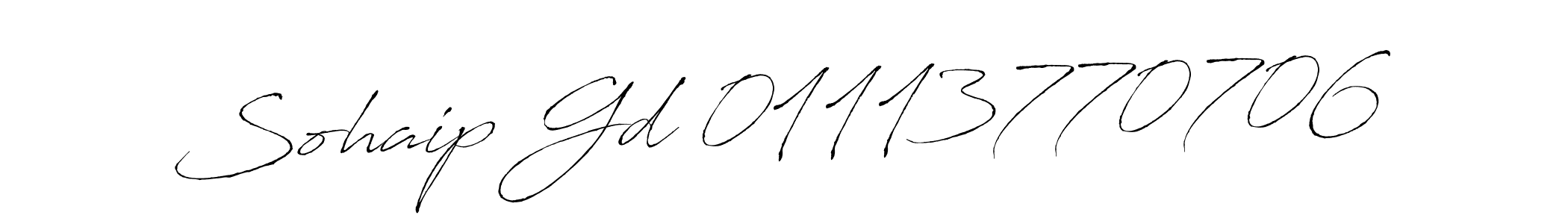 Make a beautiful signature design for name Sohaip Gd 01113770706. Use this online signature maker to create a handwritten signature for free. Sohaip Gd 01113770706 signature style 6 images and pictures png