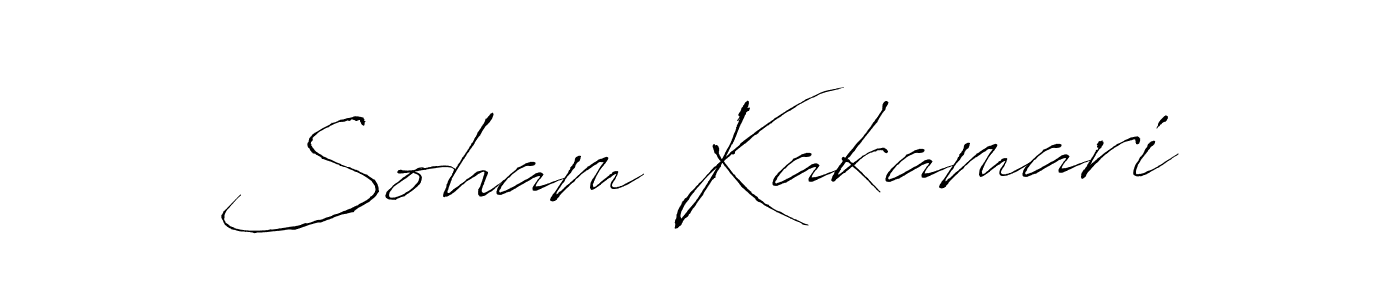 Make a beautiful signature design for name Soham Kakamari. Use this online signature maker to create a handwritten signature for free. Soham Kakamari signature style 6 images and pictures png