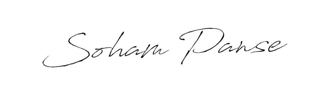 The best way (Antro_Vectra) to make a short signature is to pick only two or three words in your name. The name Soham Panse include a total of six letters. For converting this name. Soham Panse signature style 6 images and pictures png