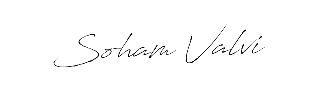 Make a beautiful signature design for name Soham Valvi. Use this online signature maker to create a handwritten signature for free. Soham Valvi signature style 6 images and pictures png