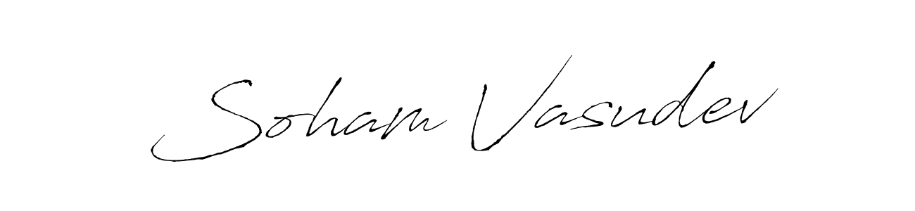 How to Draw Soham Vasudev signature style? Antro_Vectra is a latest design signature styles for name Soham Vasudev. Soham Vasudev signature style 6 images and pictures png