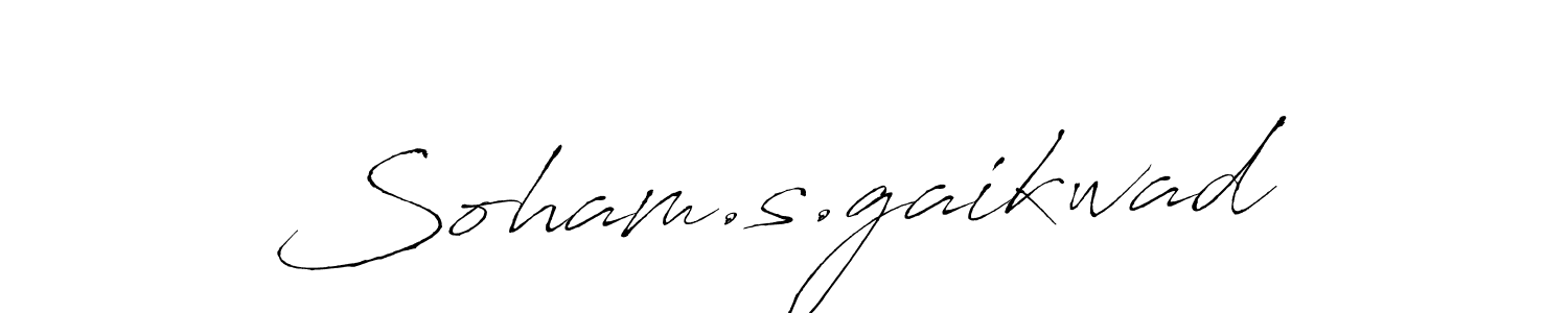 Make a beautiful signature design for name Soham.s.gaikwad. Use this online signature maker to create a handwritten signature for free. Soham.s.gaikwad signature style 6 images and pictures png