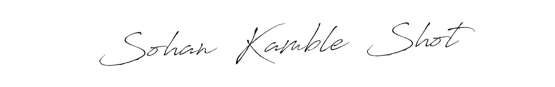 Use a signature maker to create a handwritten signature online. With this signature software, you can design (Antro_Vectra) your own signature for name Sohan  Kamble  Shot. Sohan  Kamble  Shot signature style 6 images and pictures png