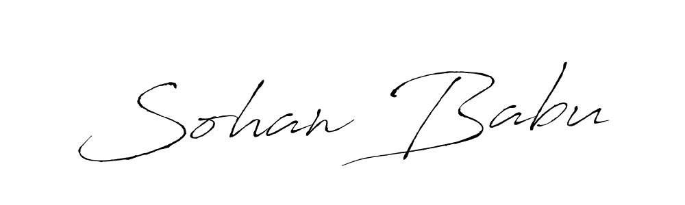 Make a beautiful signature design for name Sohan Babu. Use this online signature maker to create a handwritten signature for free. Sohan Babu signature style 6 images and pictures png