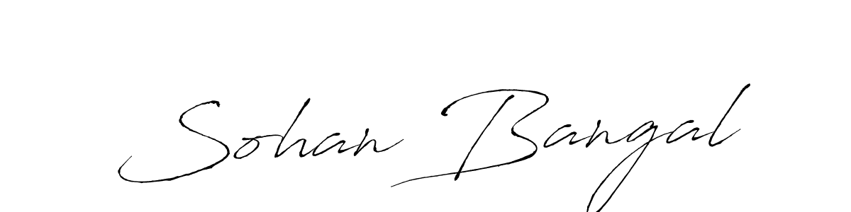 Create a beautiful signature design for name Sohan Bangal. With this signature (Antro_Vectra) fonts, you can make a handwritten signature for free. Sohan Bangal signature style 6 images and pictures png