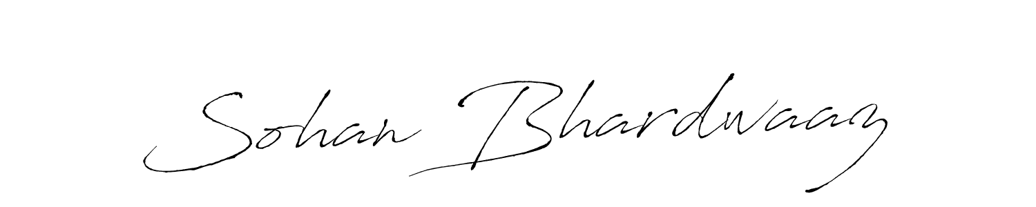 This is the best signature style for the Sohan Bhardwaaz name. Also you like these signature font (Antro_Vectra). Mix name signature. Sohan Bhardwaaz signature style 6 images and pictures png