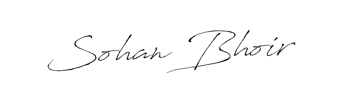 Also You can easily find your signature by using the search form. We will create Sohan Bhoir name handwritten signature images for you free of cost using Antro_Vectra sign style. Sohan Bhoir signature style 6 images and pictures png