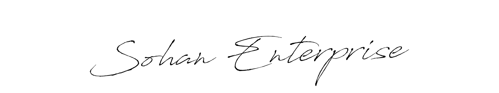 It looks lik you need a new signature style for name Sohan Enterprise. Design unique handwritten (Antro_Vectra) signature with our free signature maker in just a few clicks. Sohan Enterprise signature style 6 images and pictures png