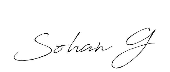 Best and Professional Signature Style for Sohan G. Antro_Vectra Best Signature Style Collection. Sohan G signature style 6 images and pictures png