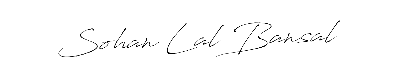 Also we have Sohan Lal Bansal name is the best signature style. Create professional handwritten signature collection using Antro_Vectra autograph style. Sohan Lal Bansal signature style 6 images and pictures png