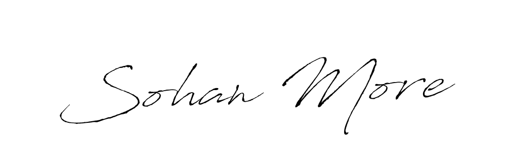 Also we have Sohan More name is the best signature style. Create professional handwritten signature collection using Antro_Vectra autograph style. Sohan More signature style 6 images and pictures png