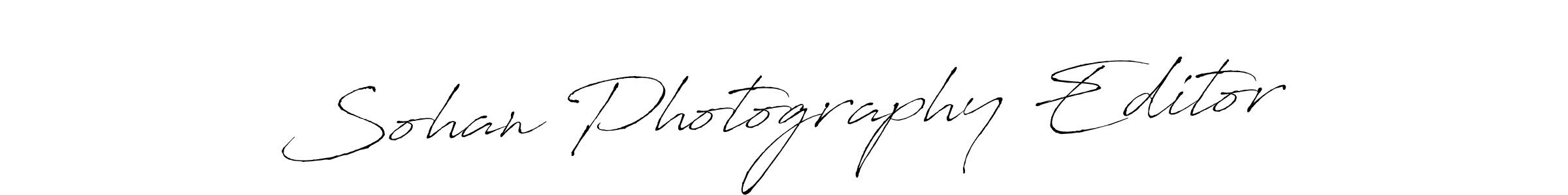 if you are searching for the best signature style for your name Sohan Photography Editor. so please give up your signature search. here we have designed multiple signature styles  using Antro_Vectra. Sohan Photography Editor signature style 6 images and pictures png