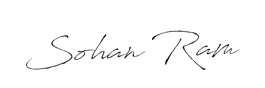 Design your own signature with our free online signature maker. With this signature software, you can create a handwritten (Antro_Vectra) signature for name Sohan Ram. Sohan Ram signature style 6 images and pictures png