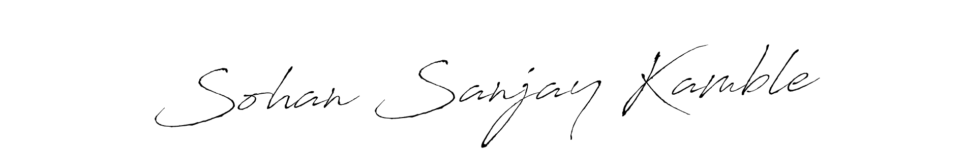 Also we have Sohan Sanjay Kamble name is the best signature style. Create professional handwritten signature collection using Antro_Vectra autograph style. Sohan Sanjay Kamble signature style 6 images and pictures png