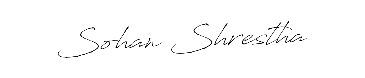 Sohan Shrestha stylish signature style. Best Handwritten Sign (Antro_Vectra) for my name. Handwritten Signature Collection Ideas for my name Sohan Shrestha. Sohan Shrestha signature style 6 images and pictures png