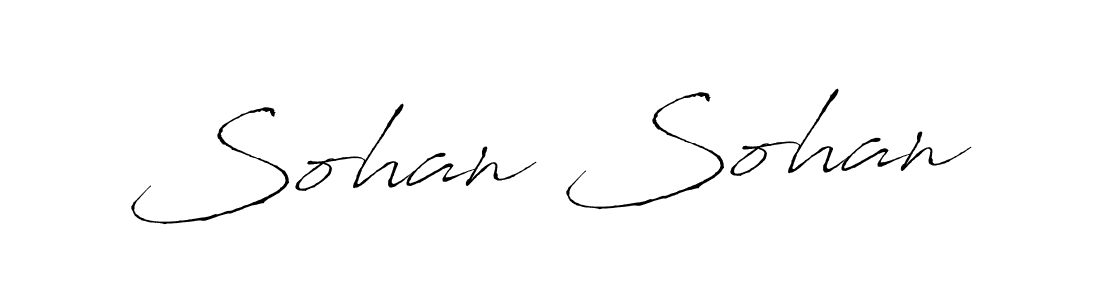 You should practise on your own different ways (Antro_Vectra) to write your name (Sohan Sohan) in signature. don't let someone else do it for you. Sohan Sohan signature style 6 images and pictures png