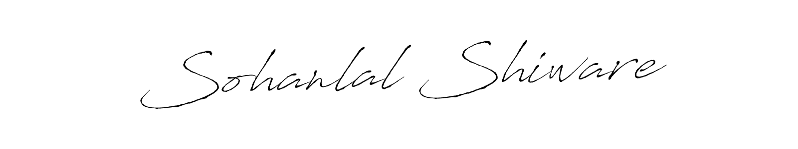 Design your own signature with our free online signature maker. With this signature software, you can create a handwritten (Antro_Vectra) signature for name Sohanlal Shiware. Sohanlal Shiware signature style 6 images and pictures png