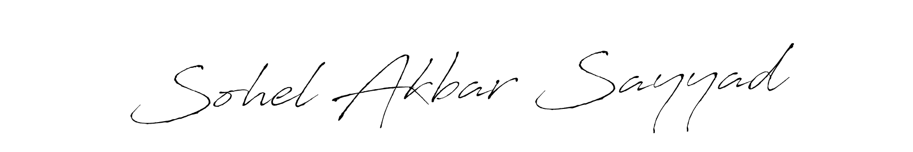 Use a signature maker to create a handwritten signature online. With this signature software, you can design (Antro_Vectra) your own signature for name Sohel Akbar Sayyad. Sohel Akbar Sayyad signature style 6 images and pictures png