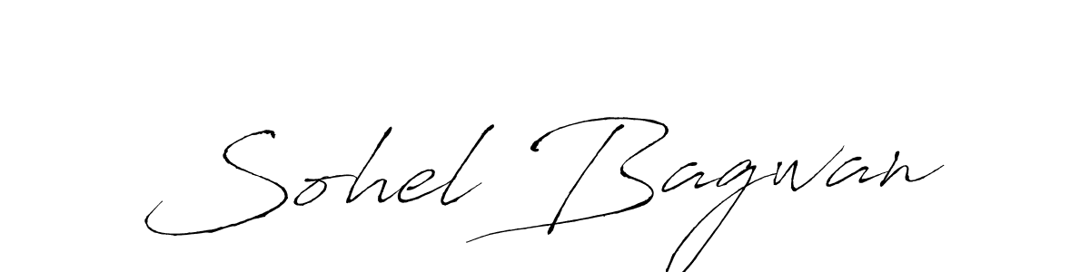 Create a beautiful signature design for name Sohel Bagwan. With this signature (Antro_Vectra) fonts, you can make a handwritten signature for free. Sohel Bagwan signature style 6 images and pictures png