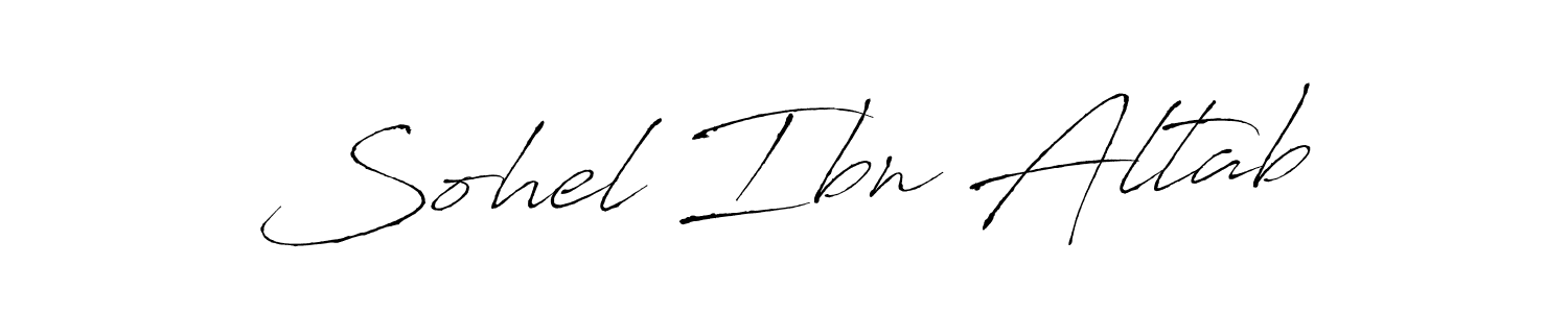Design your own signature with our free online signature maker. With this signature software, you can create a handwritten (Antro_Vectra) signature for name Sohel Ibn Altab. Sohel Ibn Altab signature style 6 images and pictures png