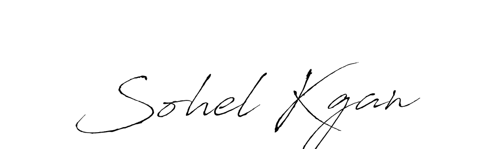 How to make Sohel Kgan signature? Antro_Vectra is a professional autograph style. Create handwritten signature for Sohel Kgan name. Sohel Kgan signature style 6 images and pictures png