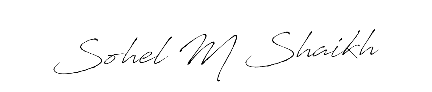 Similarly Antro_Vectra is the best handwritten signature design. Signature creator online .You can use it as an online autograph creator for name Sohel M Shaikh. Sohel M Shaikh signature style 6 images and pictures png