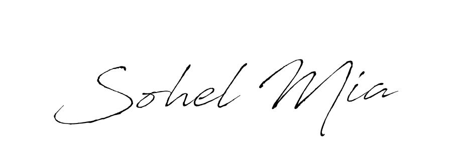 You should practise on your own different ways (Antro_Vectra) to write your name (Sohel Mia) in signature. don't let someone else do it for you. Sohel Mia signature style 6 images and pictures png