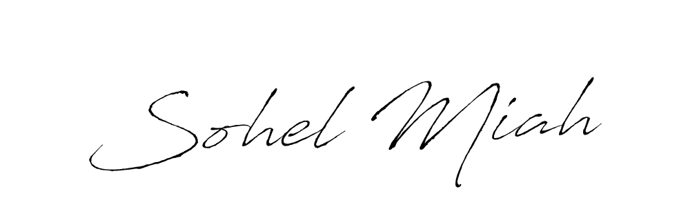 How to make Sohel Miah signature? Antro_Vectra is a professional autograph style. Create handwritten signature for Sohel Miah name. Sohel Miah signature style 6 images and pictures png