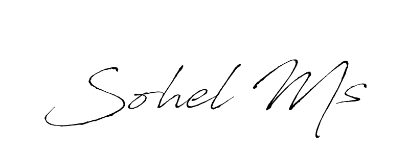 Make a beautiful signature design for name Sohel Ms. Use this online signature maker to create a handwritten signature for free. Sohel Ms signature style 6 images and pictures png