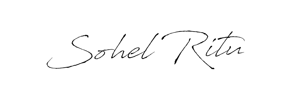 Also we have Sohel Ritu name is the best signature style. Create professional handwritten signature collection using Antro_Vectra autograph style. Sohel Ritu signature style 6 images and pictures png