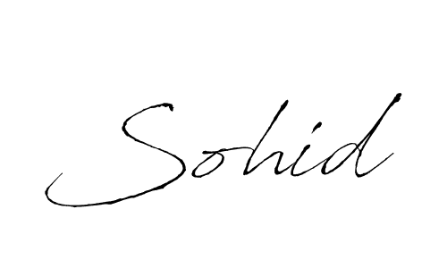 You should practise on your own different ways (Antro_Vectra) to write your name (Sohid) in signature. don't let someone else do it for you. Sohid signature style 6 images and pictures png