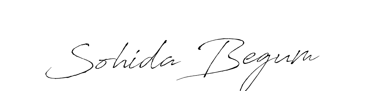 Create a beautiful signature design for name Sohida Begum. With this signature (Antro_Vectra) fonts, you can make a handwritten signature for free. Sohida Begum signature style 6 images and pictures png