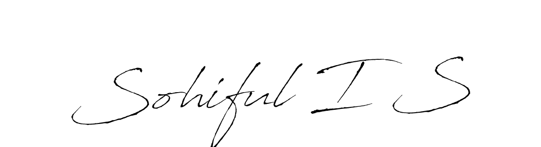 How to make Sohiful I S signature? Antro_Vectra is a professional autograph style. Create handwritten signature for Sohiful I S name. Sohiful I S signature style 6 images and pictures png