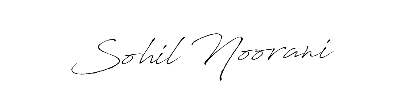Make a beautiful signature design for name Sohil Noorani. Use this online signature maker to create a handwritten signature for free. Sohil Noorani signature style 6 images and pictures png