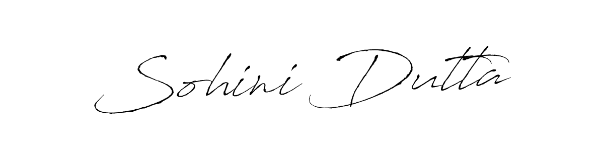 Design your own signature with our free online signature maker. With this signature software, you can create a handwritten (Antro_Vectra) signature for name Sohini Dutta. Sohini Dutta signature style 6 images and pictures png