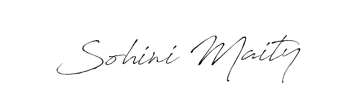 Create a beautiful signature design for name Sohini Maity. With this signature (Antro_Vectra) fonts, you can make a handwritten signature for free. Sohini Maity signature style 6 images and pictures png