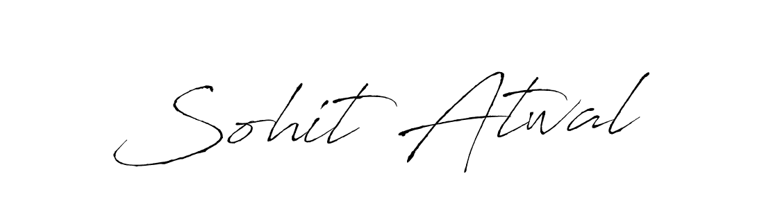 Sohit Atwal stylish signature style. Best Handwritten Sign (Antro_Vectra) for my name. Handwritten Signature Collection Ideas for my name Sohit Atwal. Sohit Atwal signature style 6 images and pictures png