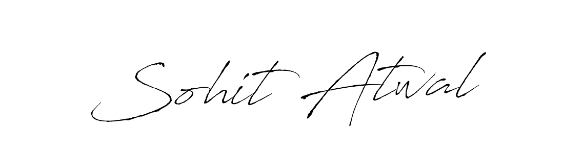 Sohit Atwal stylish signature style. Best Handwritten Sign (Antro_Vectra) for my name. Handwritten Signature Collection Ideas for my name Sohit Atwal. Sohit Atwal signature style 6 images and pictures png