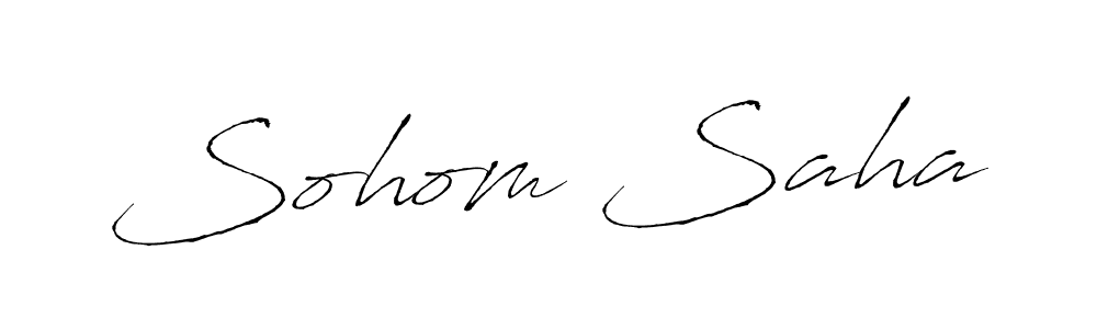 Also You can easily find your signature by using the search form. We will create Sohom Saha name handwritten signature images for you free of cost using Antro_Vectra sign style. Sohom Saha signature style 6 images and pictures png