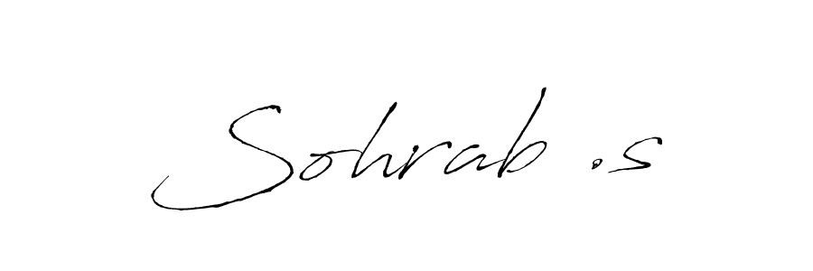 It looks lik you need a new signature style for name Sohrab .s. Design unique handwritten (Antro_Vectra) signature with our free signature maker in just a few clicks. Sohrab .s signature style 6 images and pictures png