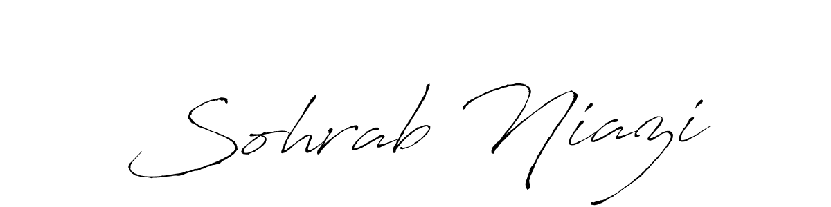 Make a beautiful signature design for name Sohrab Niazi. Use this online signature maker to create a handwritten signature for free. Sohrab Niazi signature style 6 images and pictures png