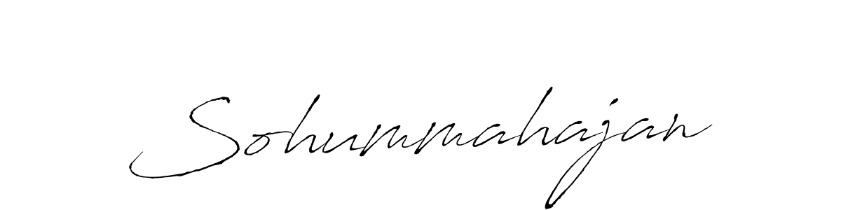 Also You can easily find your signature by using the search form. We will create Sohummahajan name handwritten signature images for you free of cost using Antro_Vectra sign style. Sohummahajan signature style 6 images and pictures png