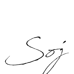 The best way (Antro_Vectra) to make a short signature is to pick only two or three words in your name. The name Soj include a total of six letters. For converting this name. Soj signature style 6 images and pictures png