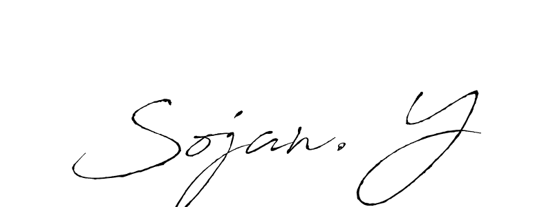 Similarly Antro_Vectra is the best handwritten signature design. Signature creator online .You can use it as an online autograph creator for name Sojan. Y. Sojan. Y signature style 6 images and pictures png